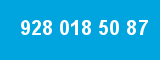 928 018 50 87 928 018 50 87